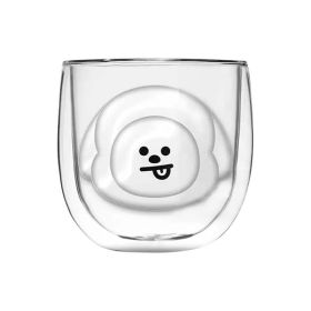 Water Bottle Double Glass Inner Layer Vacuum Anti-scalding Family Cute and Creative Cartoon Cup Cute Gift Cup Coffee Mugs (Color: B)