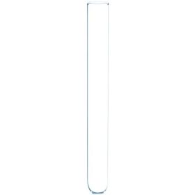 Chemical Laboratory High Temperature Resistant Borosilicate Glass Flat Round Bottom Test Tube (Option: 15mmx150mm)
